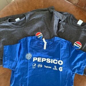 Pepsi Blue and Gray Kids T-Shirts